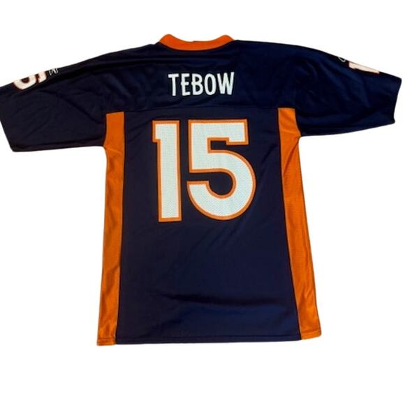 Reebok NFL Jersey Denver Broncos Tim Tebow #15 Size M - Picture 3 of 5